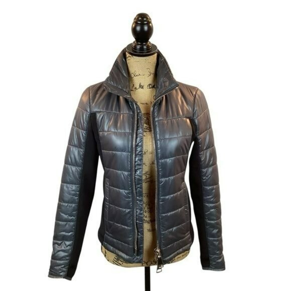 Authier Alta Badia Italian Jacket Womans 40 Primaloft High Neck Zip Closure - Picture 7 of 15
